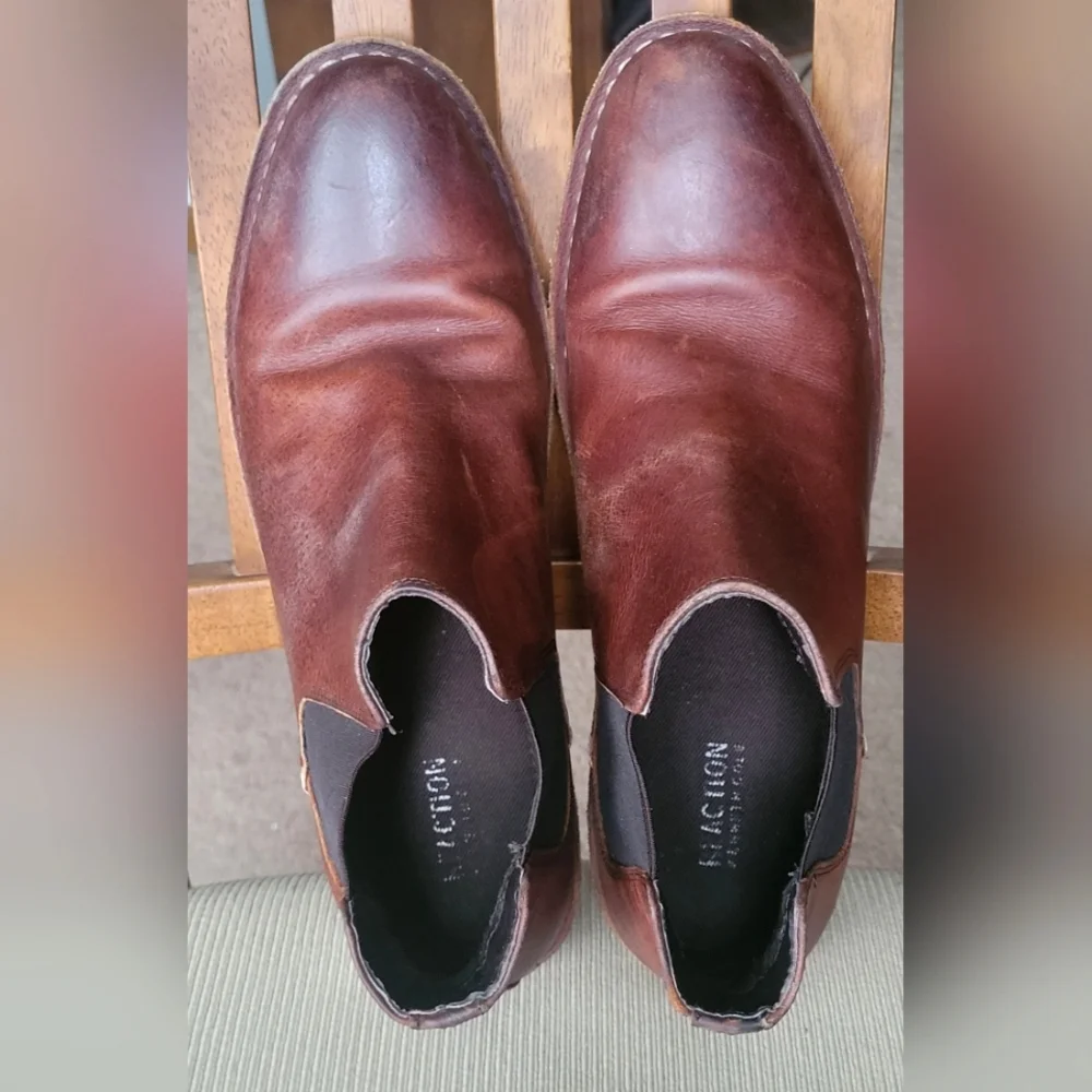 Kenneth Cole Reaction  Mens Brown Casual Dress Boots 9.5